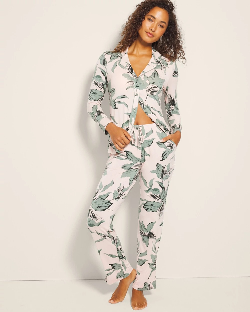BLOOM BREEZE G SEPIA ROSE - Ankle Pajama Pants