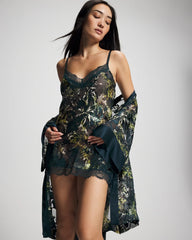 FERN FANTASY DARK HARBOUR - Silk Burnout Chemise
