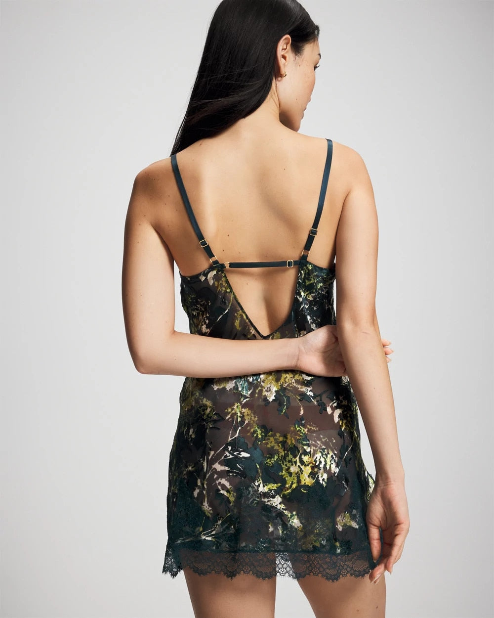 FERN FANTASY DARK HARBOUR - Silk Burnout Chemise