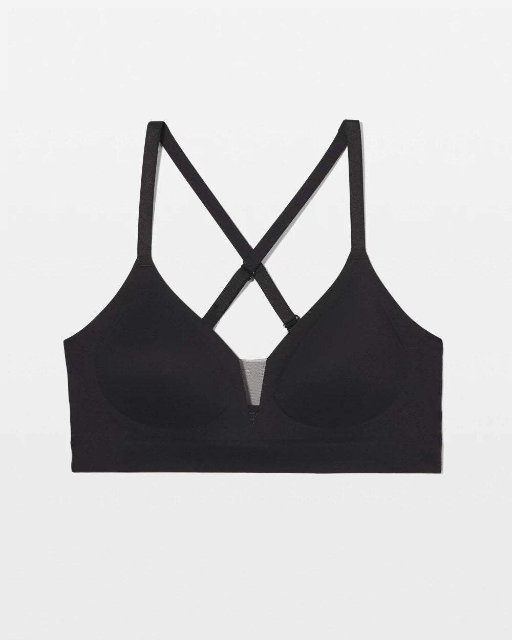 BLACK - Mesh Adjustable Bralette