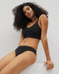 BLACK - Seamless Bralette
