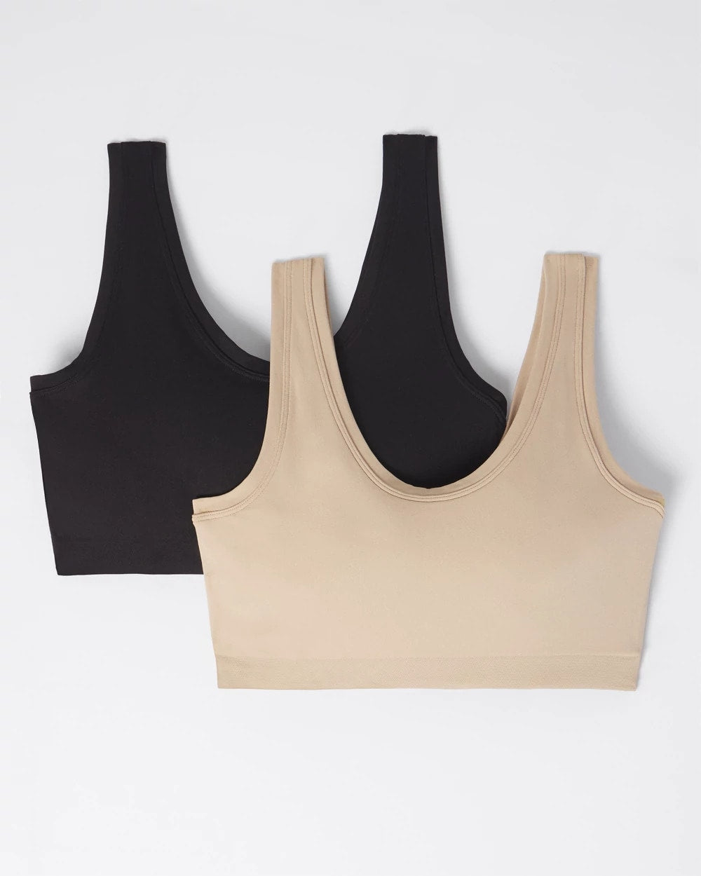BLACK/WARM AMBER - Bralette 2 Pack