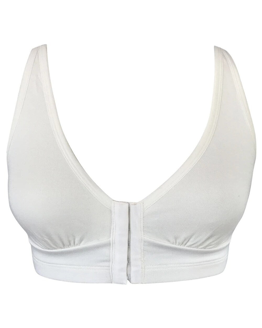 IVORY - Front-Closure Post-Surgery Bra