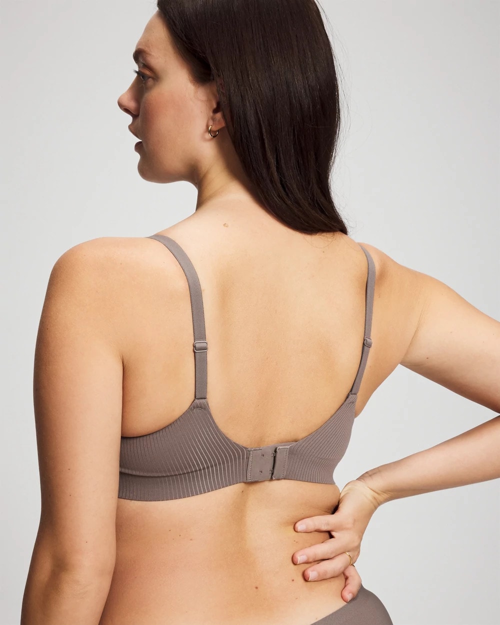 DARK TAUPE - Rib Wireless Bra