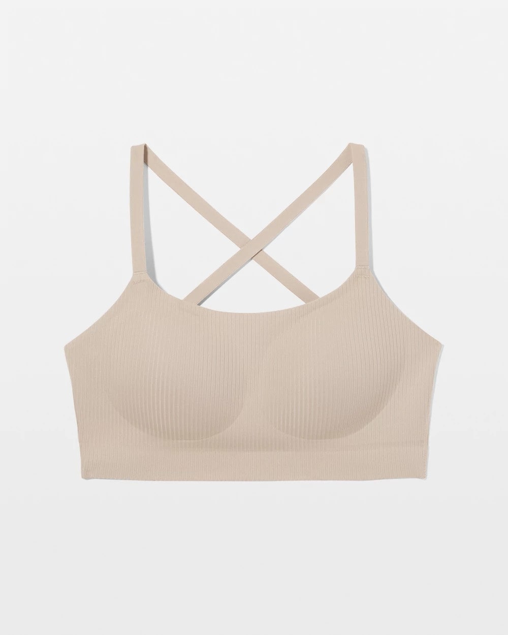 SIMPLY TAUPE - Rib Adjustable Bralette