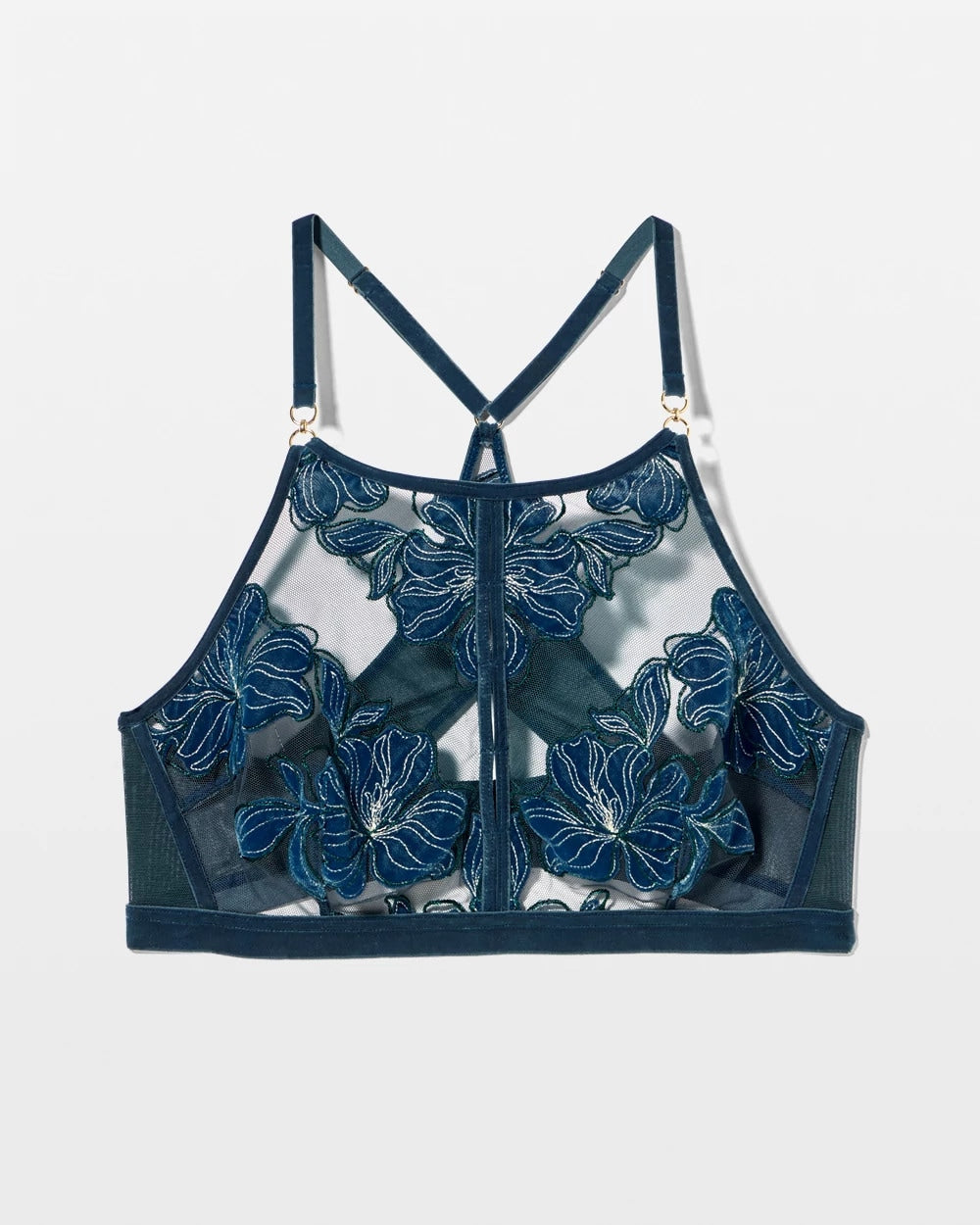 DARK HARBOUR - Soma’s Sexiest Velvet Applique High Neck Bra