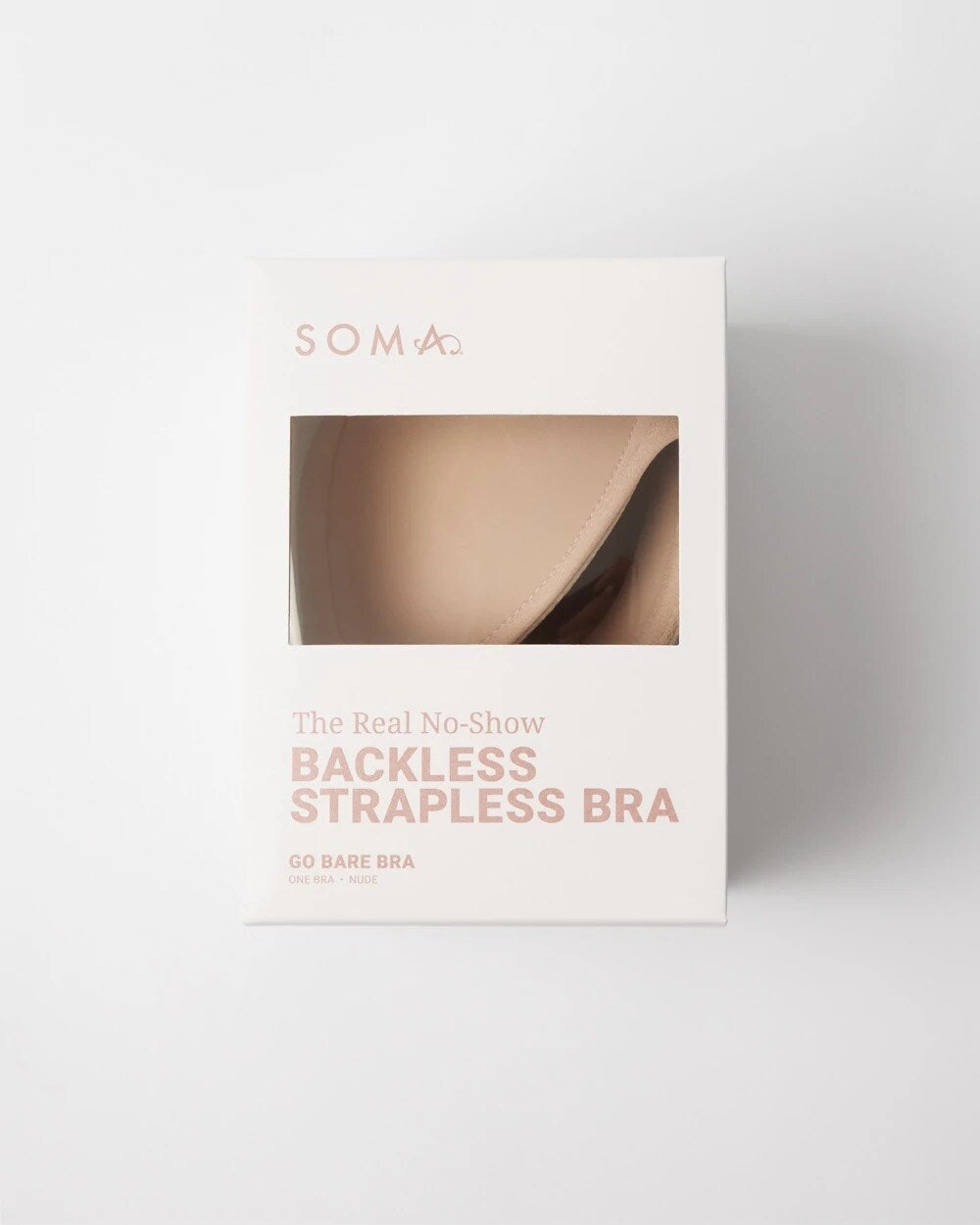 NUDE - Soma Lingerie Backless Strapless Bra