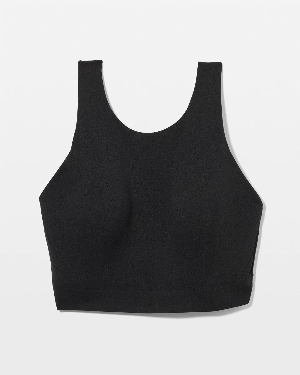 BLACK - High-Neck Yoga Bra