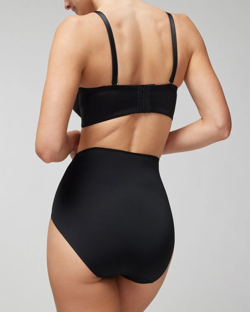 BLACK - High-Waist Brief Panty