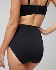 BLACK - High-Waist Brief Panty