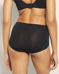 BLACK - High-Waist Cheeky Panty