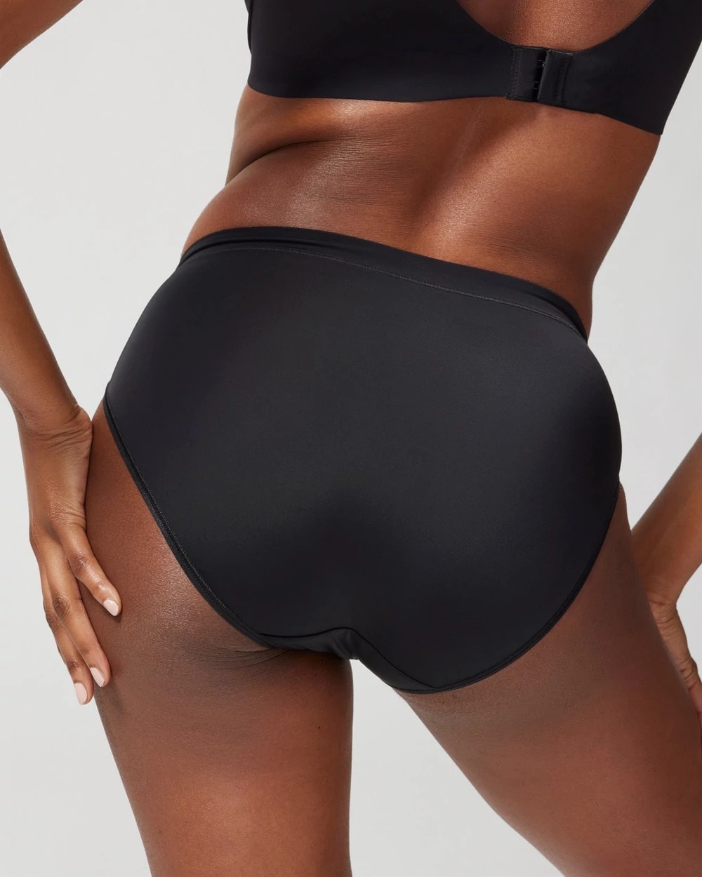 BLACK - High-Leg Brief Panty