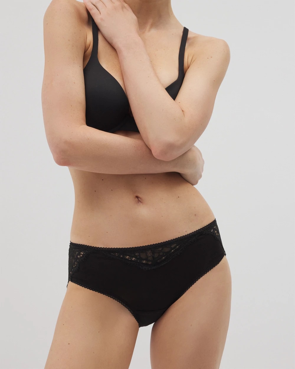 BLACK - Lace Hipster