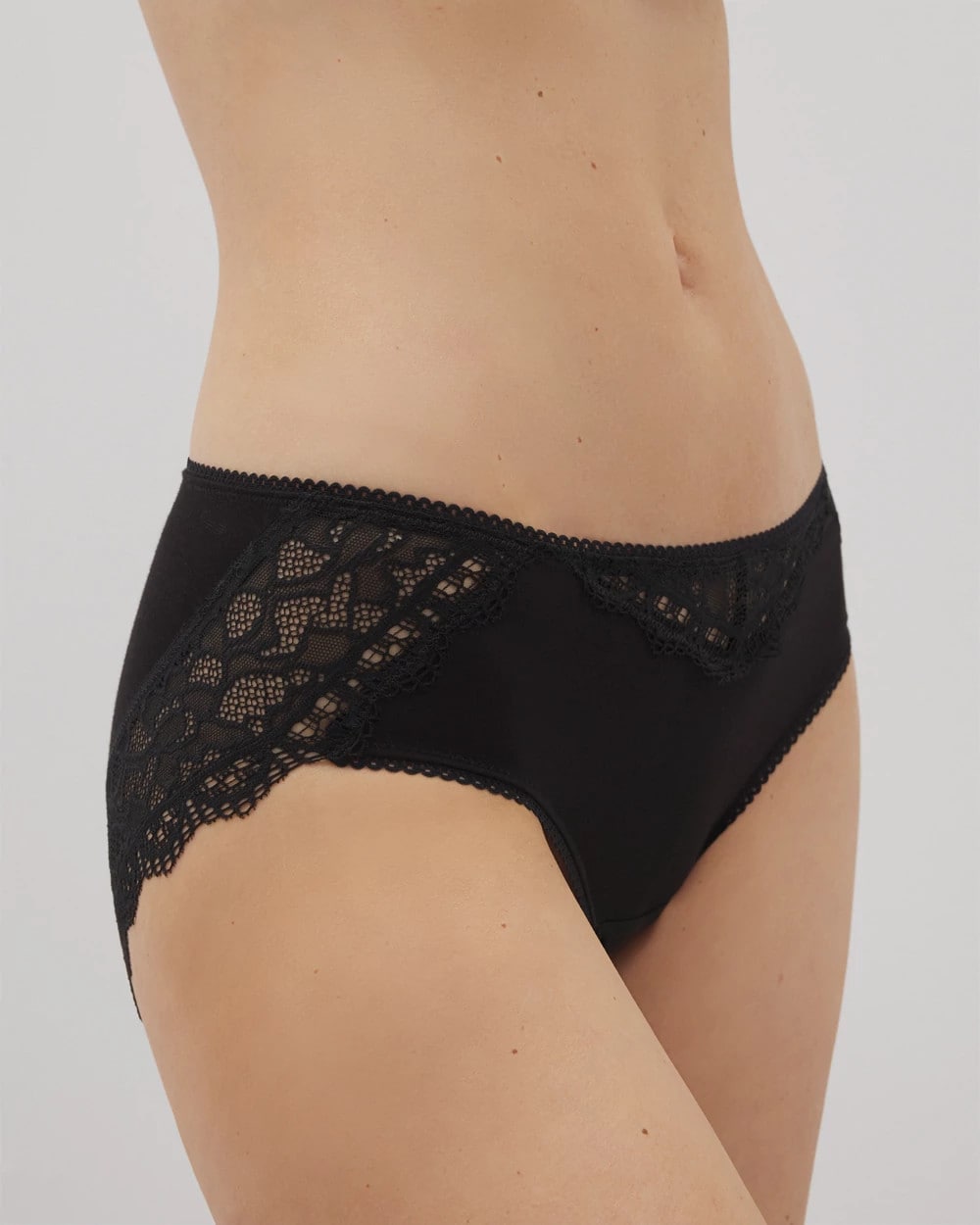 BLACK - Lace Hipster