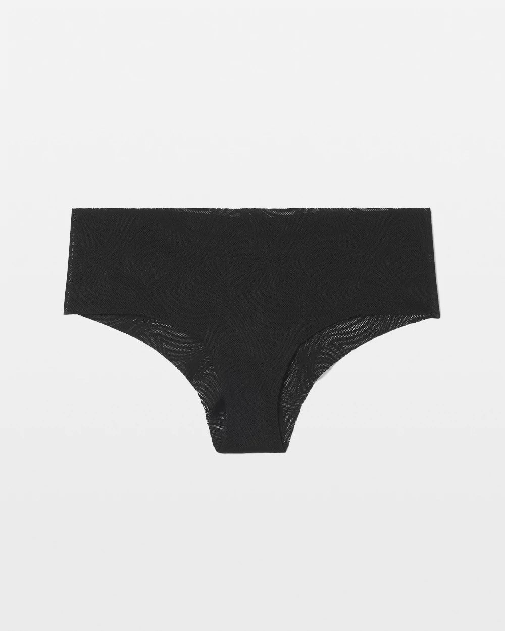 BLACK - Cheeky Hipster Panty with Lace