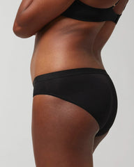 BLACK - Cotton Hipster Panty