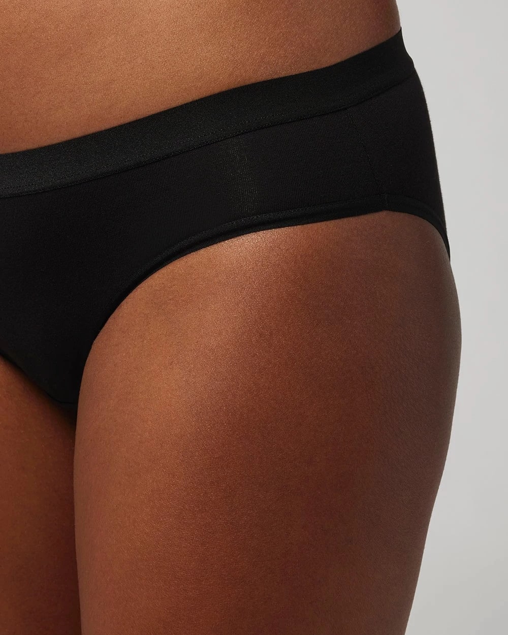 BLACK - Cotton Hipster Panty