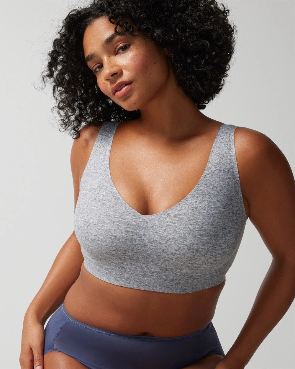 BLURRED GRAPHITE - Bralette