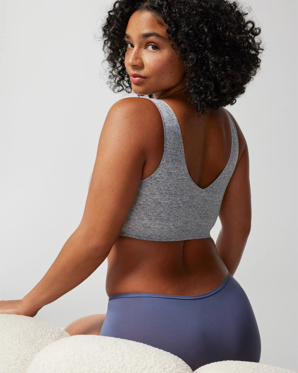 BLURRED GRAPHITE - Bralette
