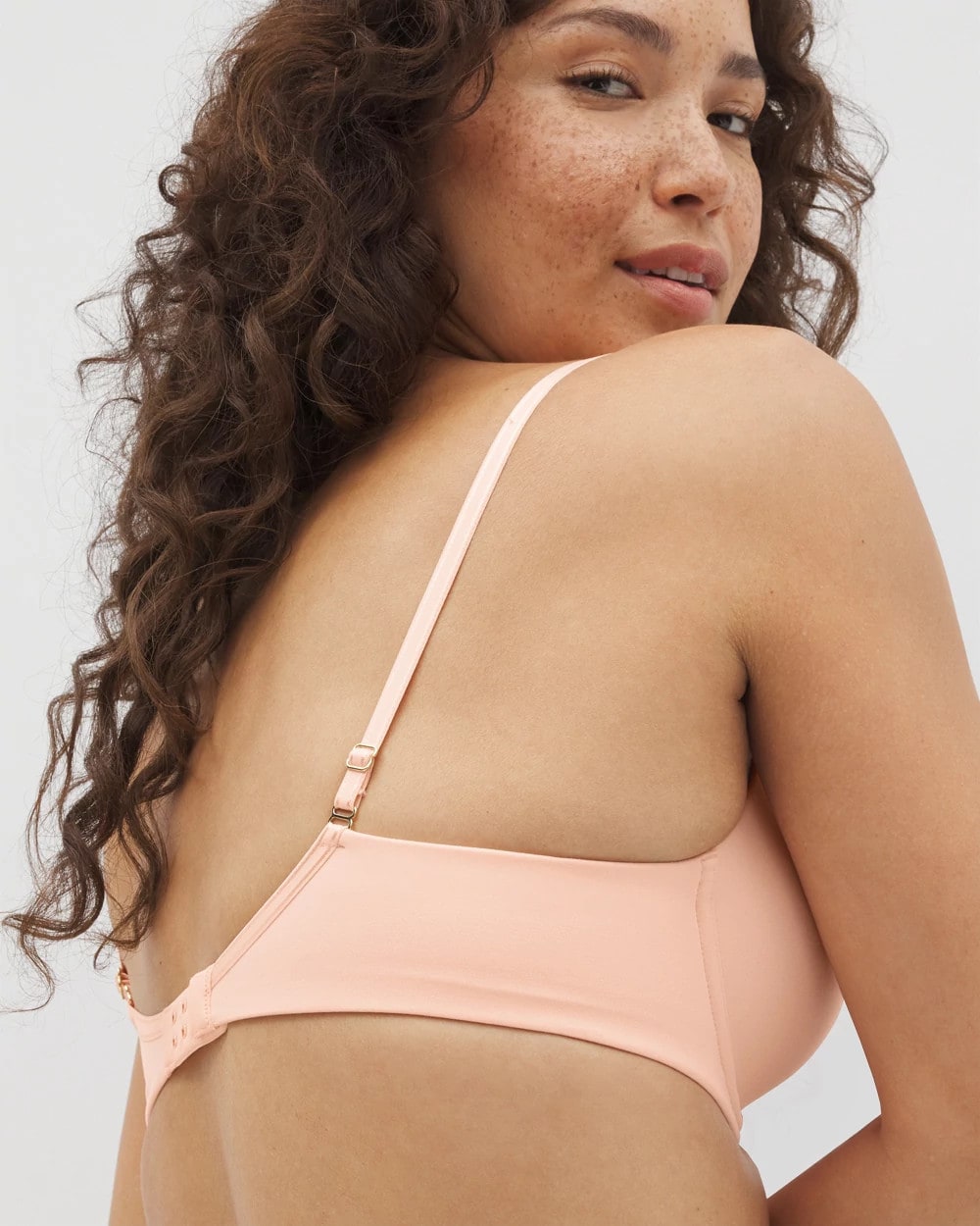 PEACH PARFAIT - Embraceable Perfect Coverage Bra with Crochet Lace