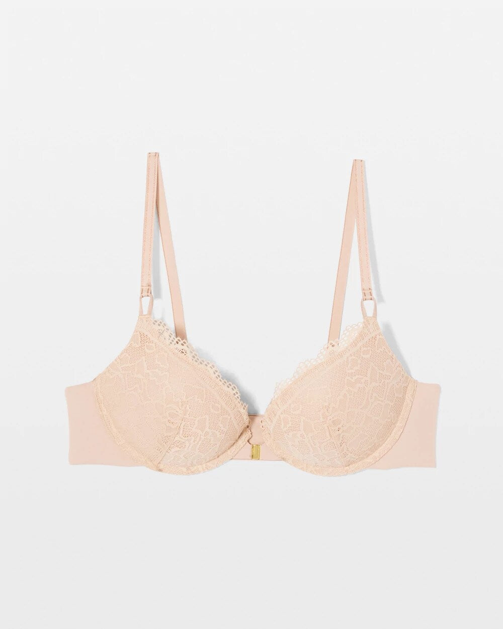 HUSH - Push-Up Front-Close Bra with Lace