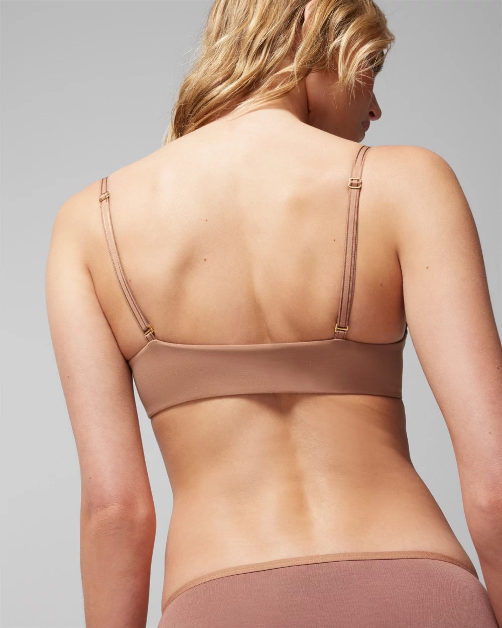 WARM SIENNA - Push-Up Front-Close Bra with Lace