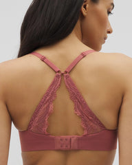 CLAY ROSE - Luxe Wireless Bra with Lace Back