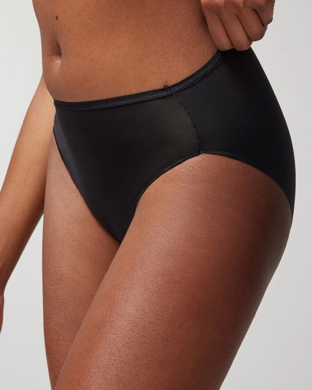 BLACK - High-Leg Panty
