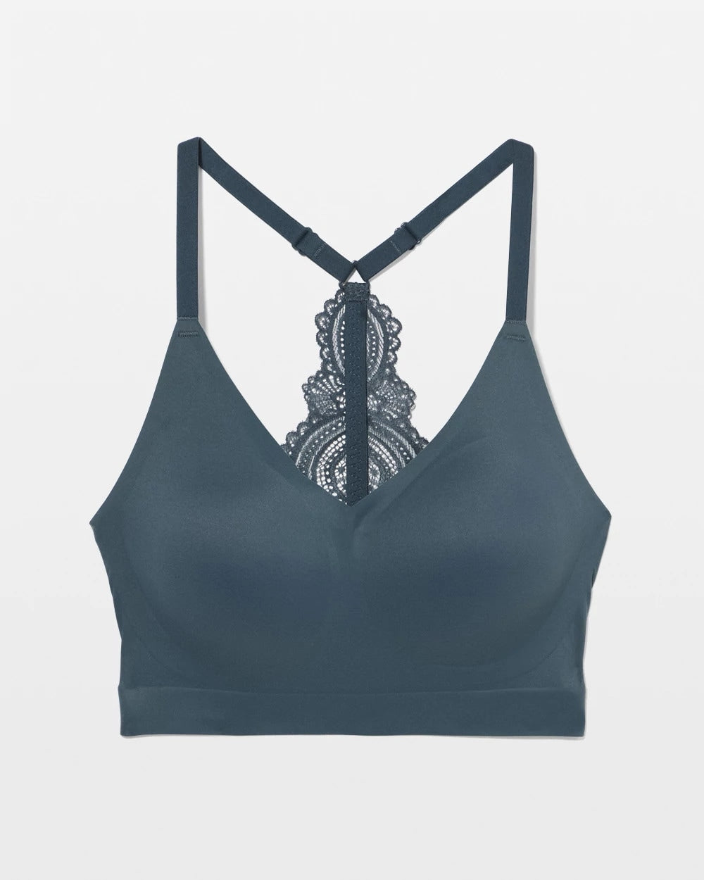 PETROL - Racerback Bralette with Lace Back