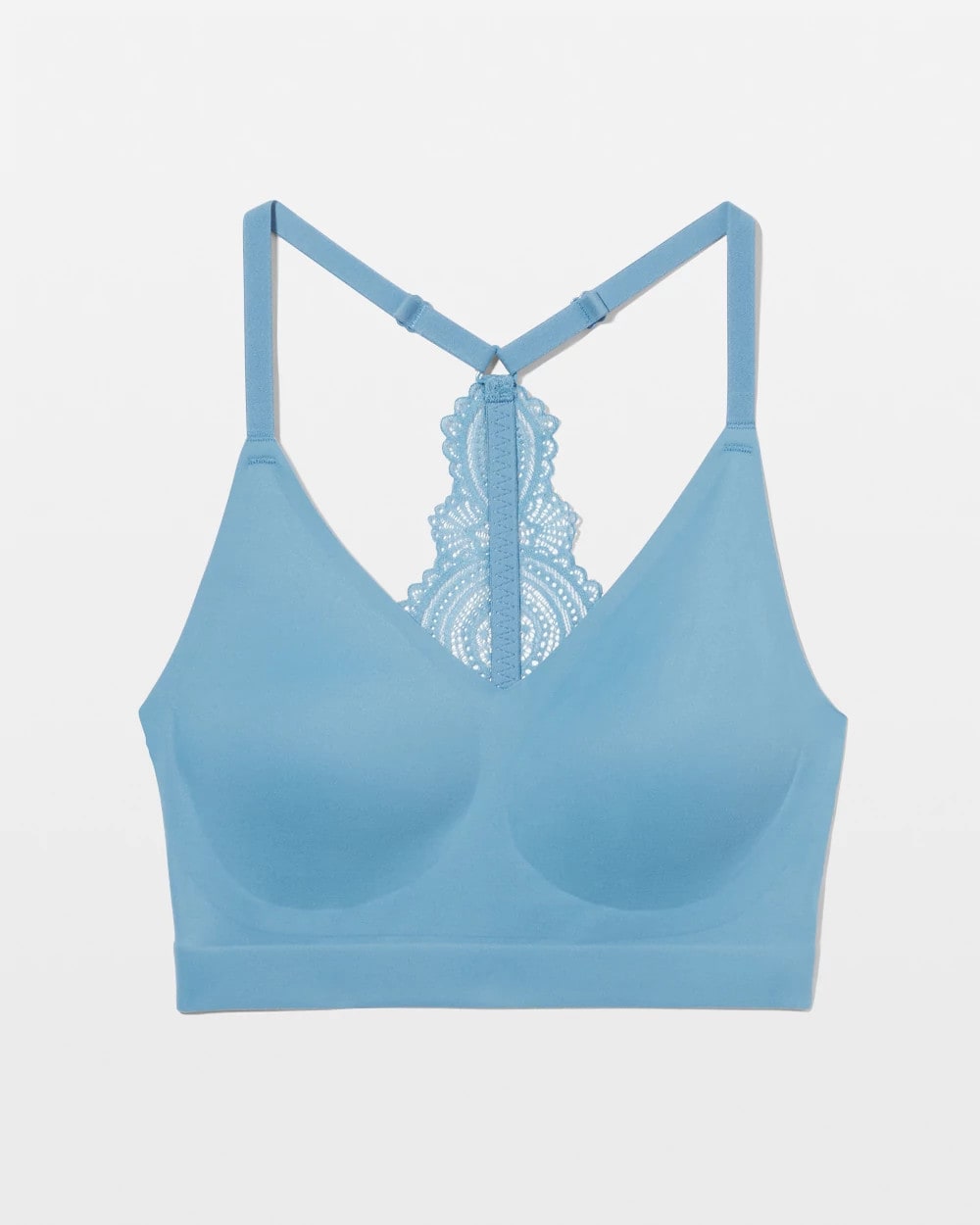 BLUE HEAVEN - Racerback Bralette with Lace Back