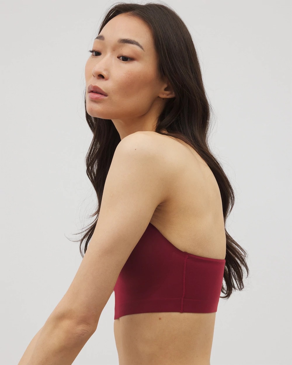 FIRST KISS - Racerback Bralette with Lace Back