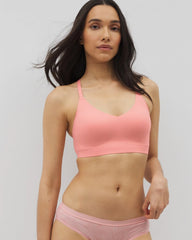 PALOMA GLOW - Racerback Bralette with Lace Back