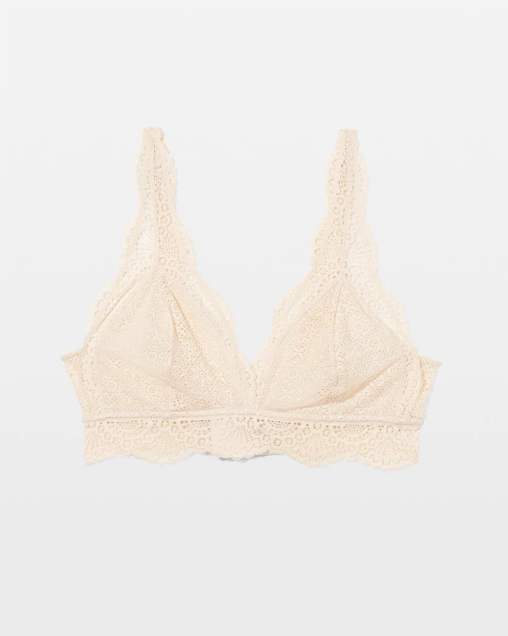 PALE SAND - Crochet Lace Bralette
