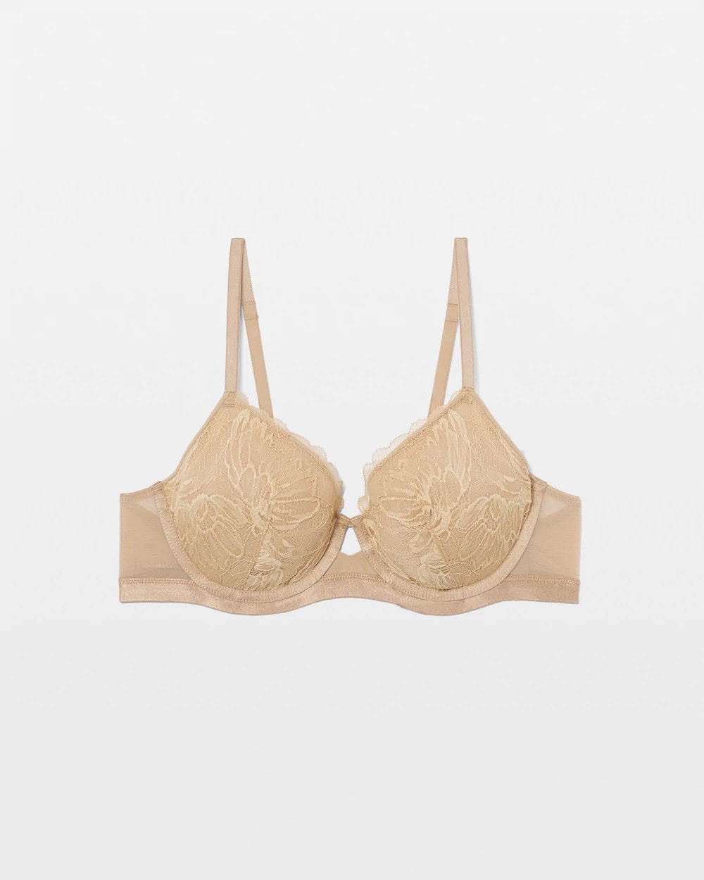 WARM AMBER - Perfect Coverage Bra with Lace