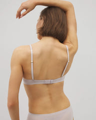 GRAY GLASS - Plunge Bra with Lace