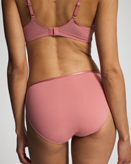 ANTIQUE PINK - Tattoo Lace Embroidered High Leg Panty