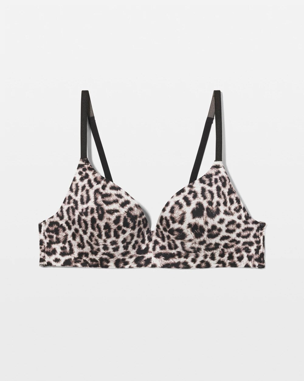 DIVINE LEOPARD MINI TAUPE - Wireless Push-Up Bra