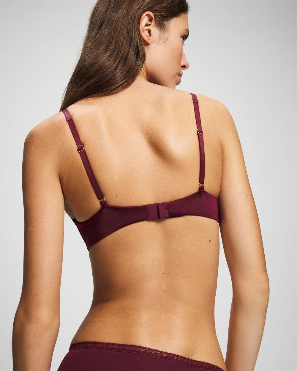 VELVET PLUM - Wireless Push-Up Bra