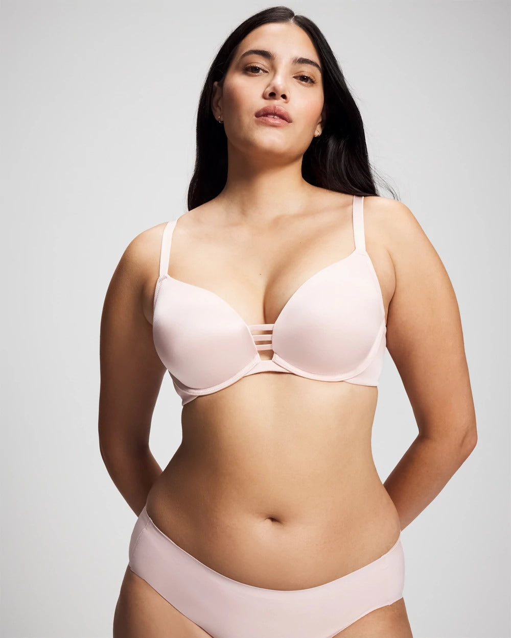PRETTY PINK - Push-up Plunge Bra
