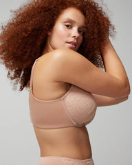 HUSH - Push-up Plunge Bra with Lace