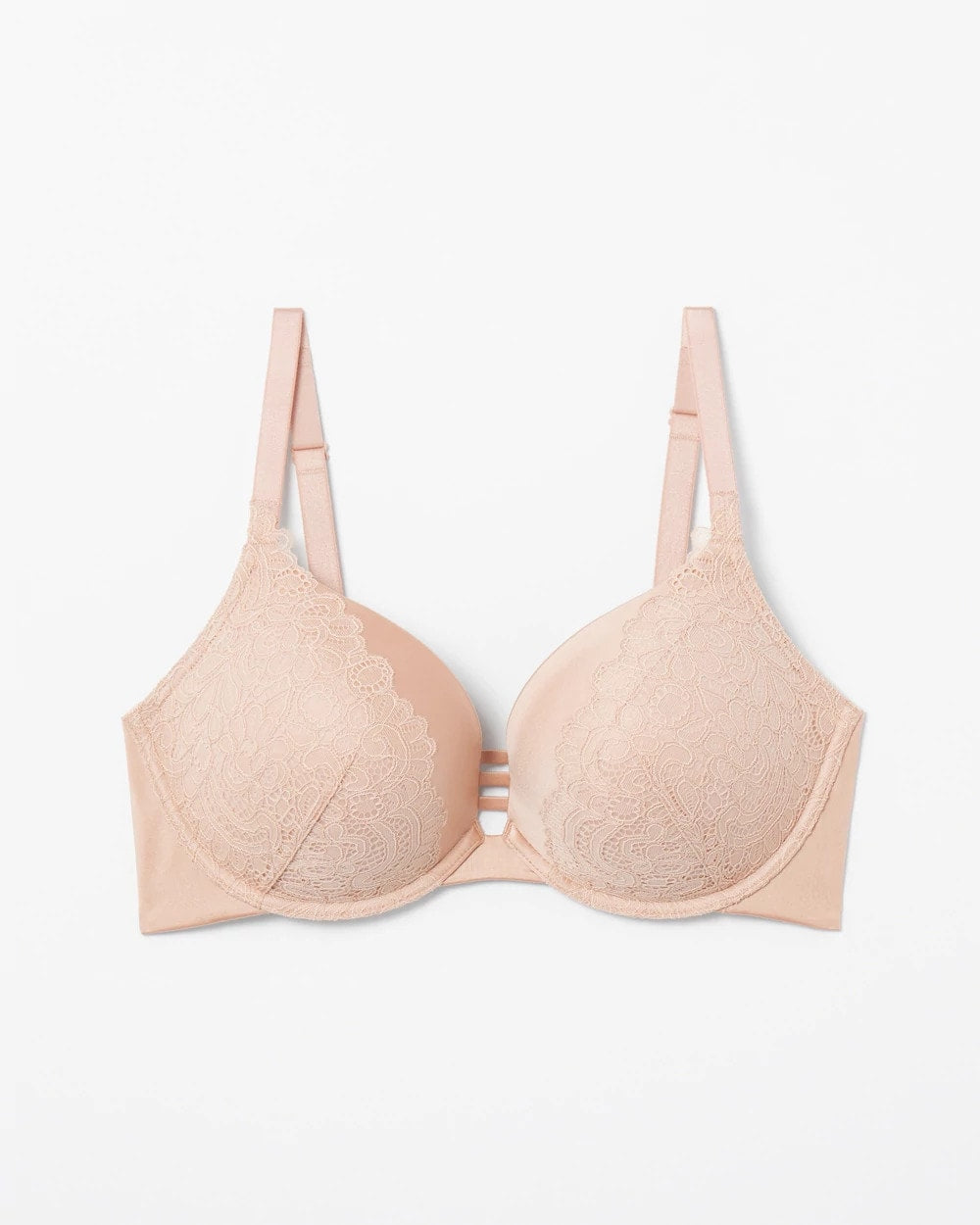 HUSH - Push-up Plunge Bra with Lace