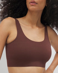 MOCHA - Seamless Rib Bralette