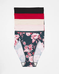 PAINT THE TOWN MULTIPACK - Edge High-Leg Brief Panty 5 Pack