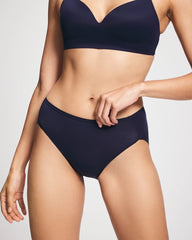 NIGHTFALL NAVY - Cotton High Leg Panty