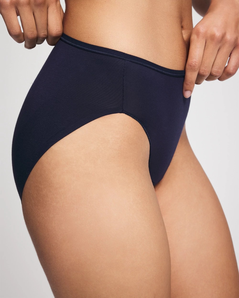 NIGHTFALL NAVY - Cotton High Leg Panty