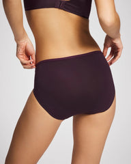 PLUM PERFECT - Cotton High Leg Panty