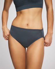 PETROL - Cotton High Leg Panty