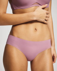 BEACH PLUM - Cheeky Hipster Panty with Lace Back