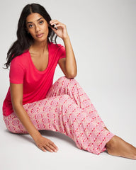 TRUE LOVE HEARTS DESIRE - Short Sleeve + Pant Pajama Set