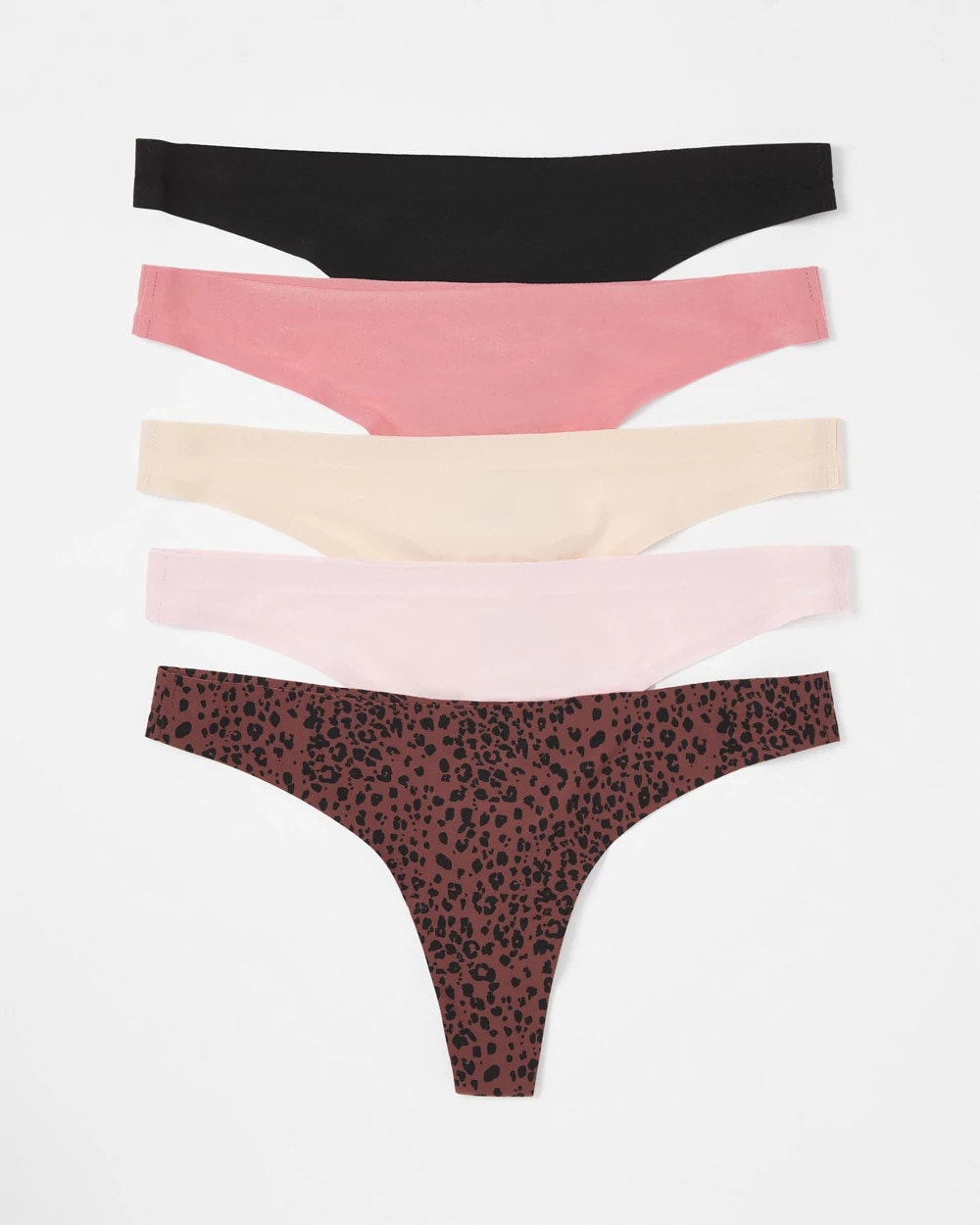 HOT SPOT MULTI PACK - Soft Stretch Thong Panty 5 Pack